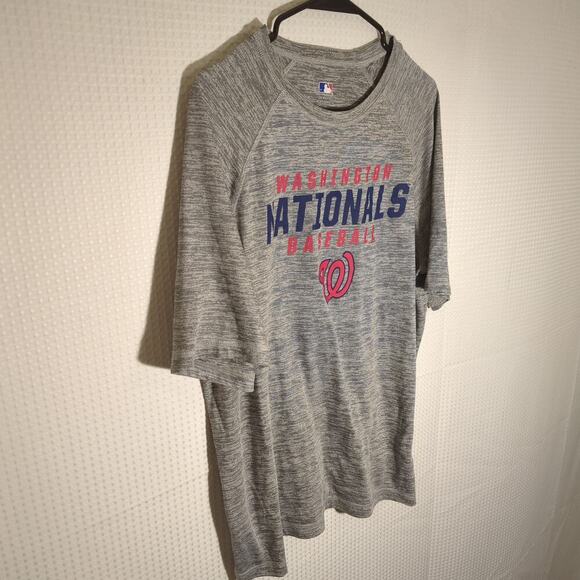 Washington Nationals MLB Genuine Merchandise T-Shirt XL Gray Tee Baseball - Picture 2 of 6